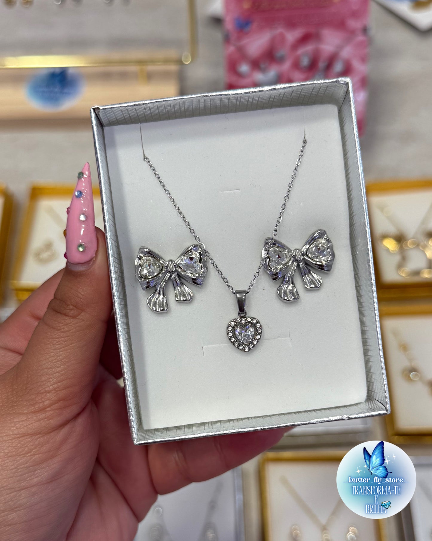 Super Conjunto em prateado🩷