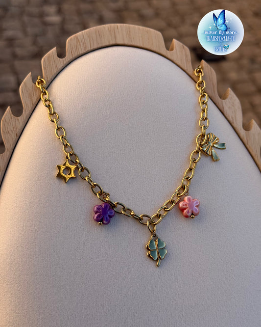 🍀Charm Necklace da Sorte🍀