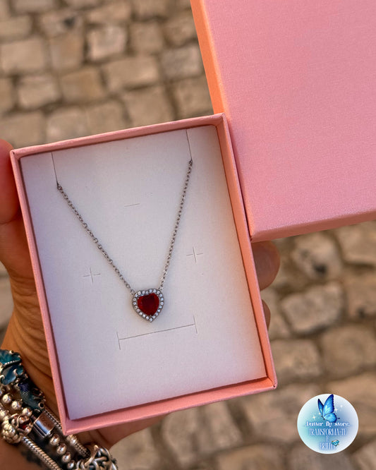 Colar Princess em Prateado 👑