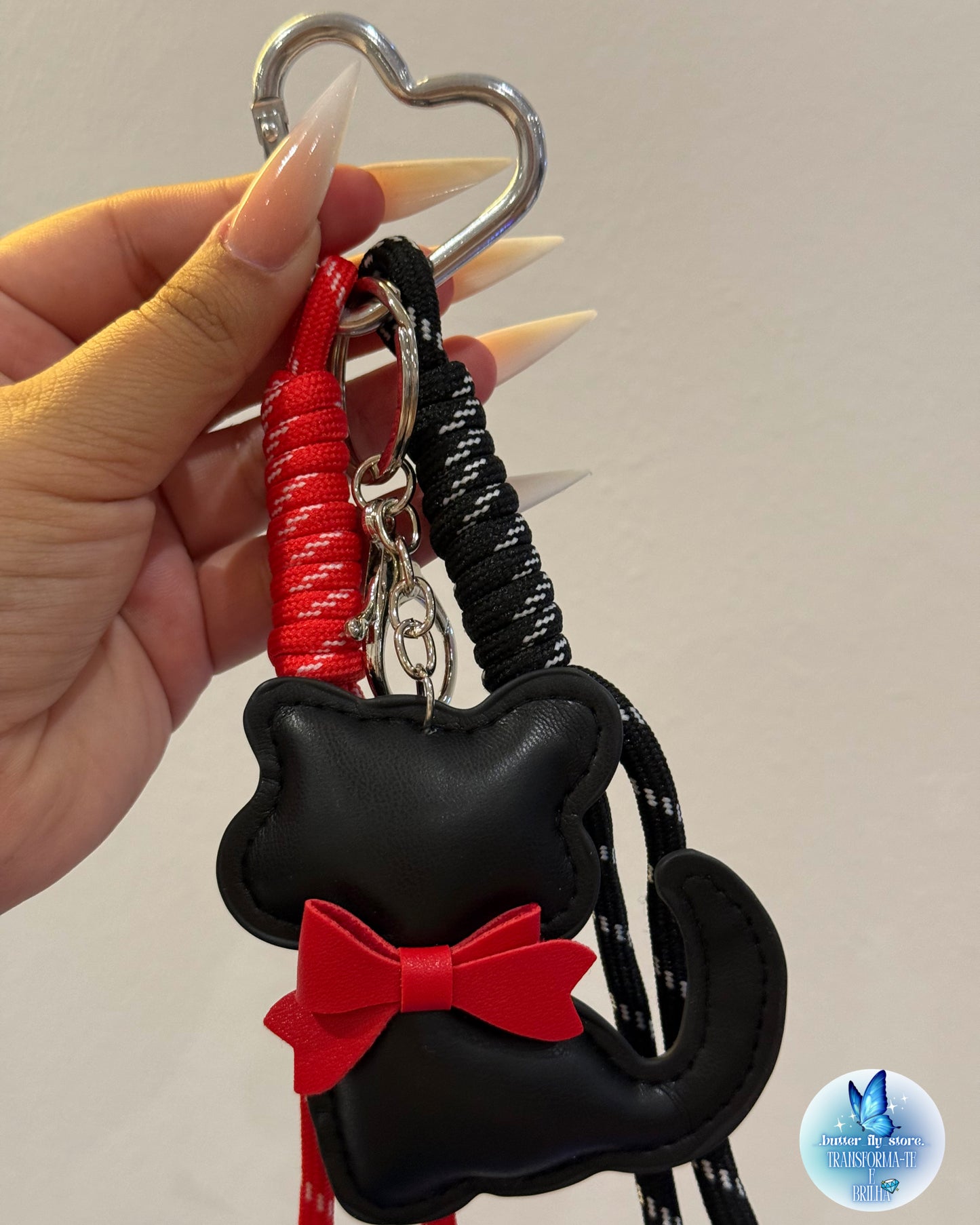 Porta-Charme Gatinha🐈⬛