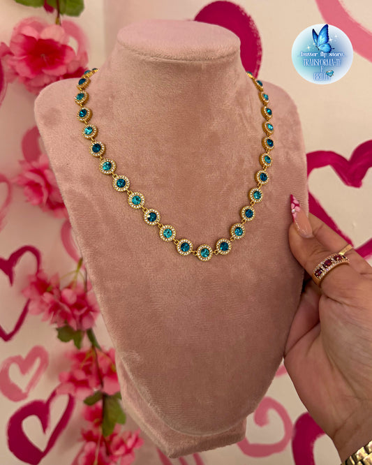 Colar Luz de Fada em azul✨🩵