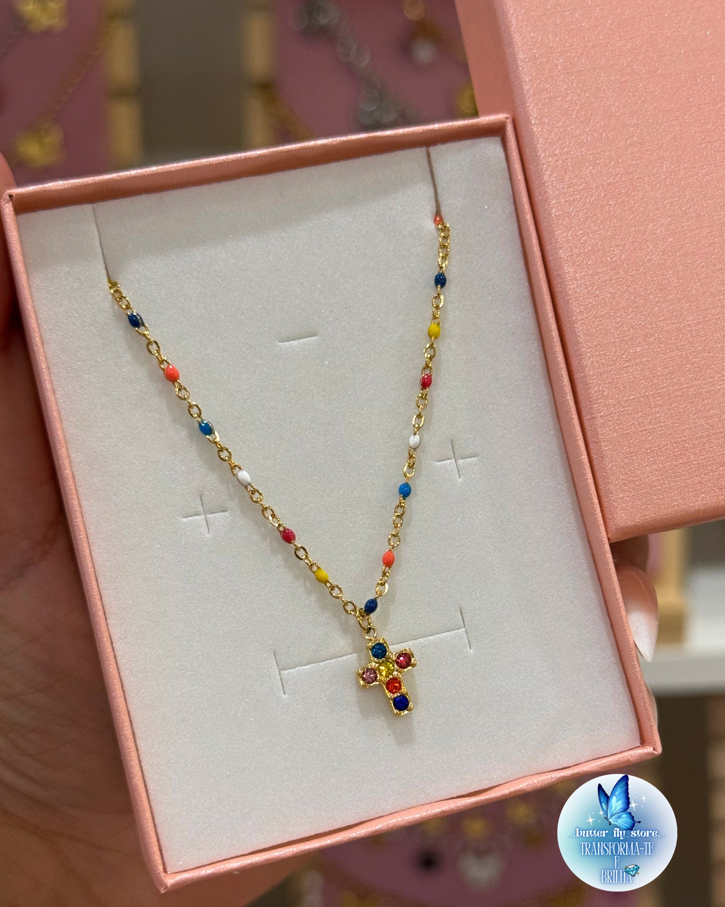 Colar Esperança Colorido 🌈