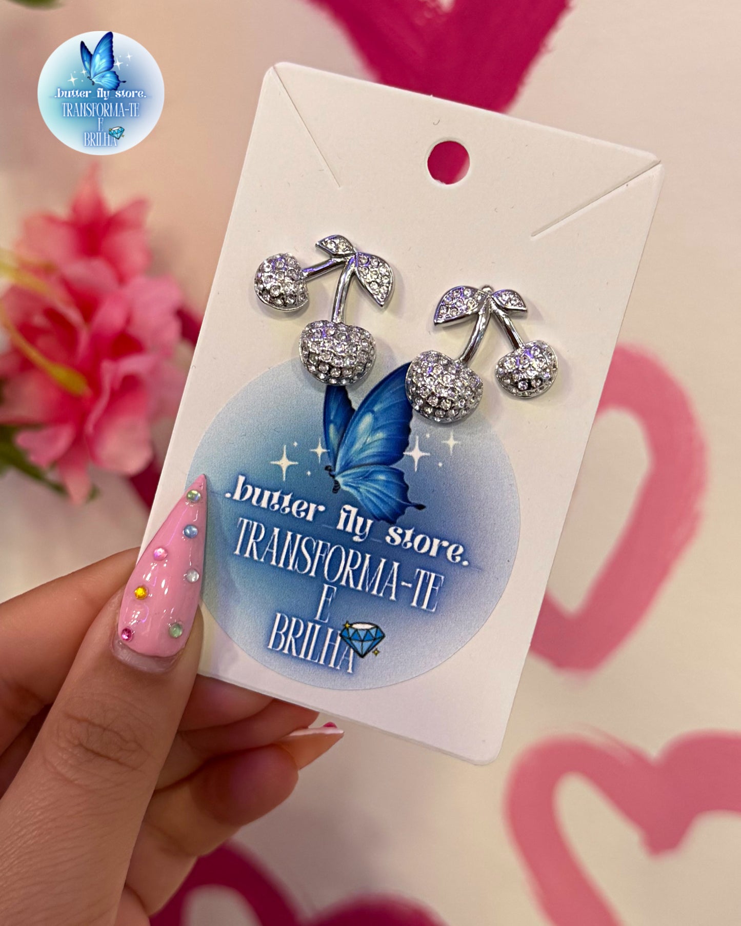 Brincos Cherry🍒✨