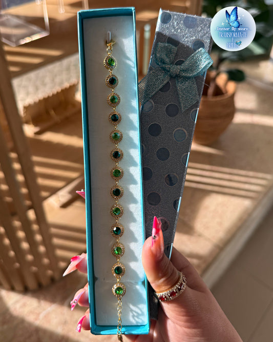 Pulseira Luz De Fada em verde💚✨