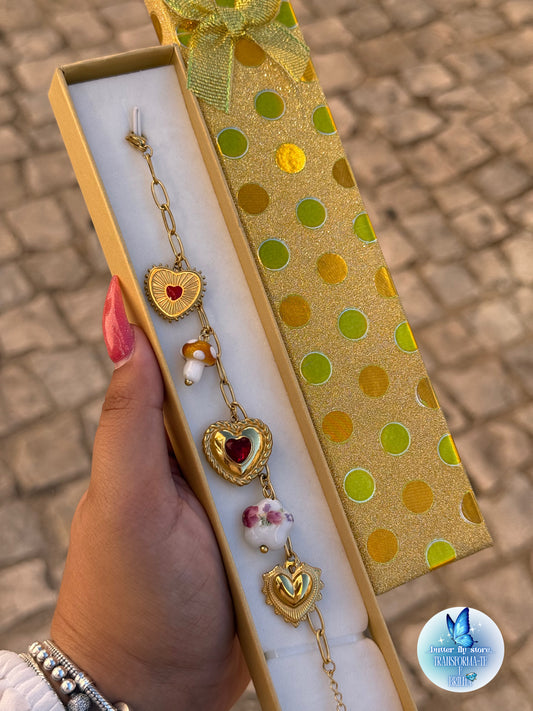 Pulseira Coração da Floresta🍄❤️