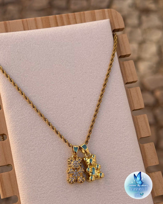 ✨🧸Colar Teddy Twins🧸✨