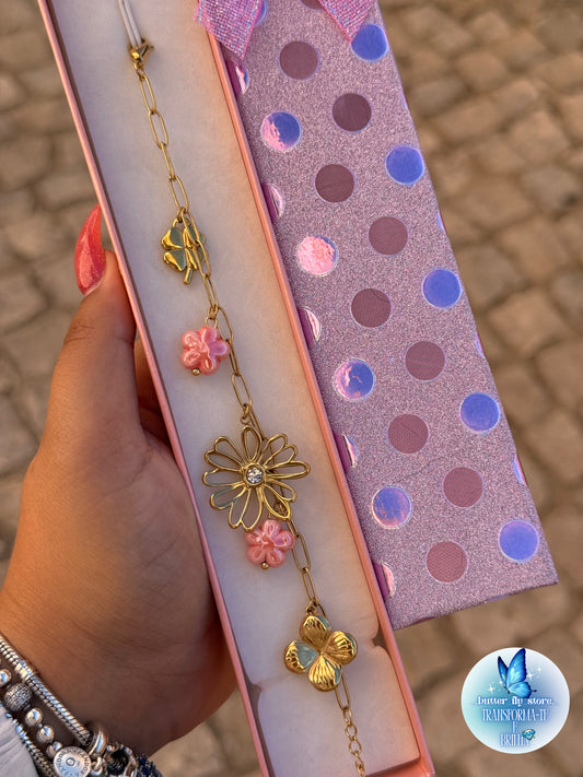🌸Pulseira Pétalas da Sorte🌸