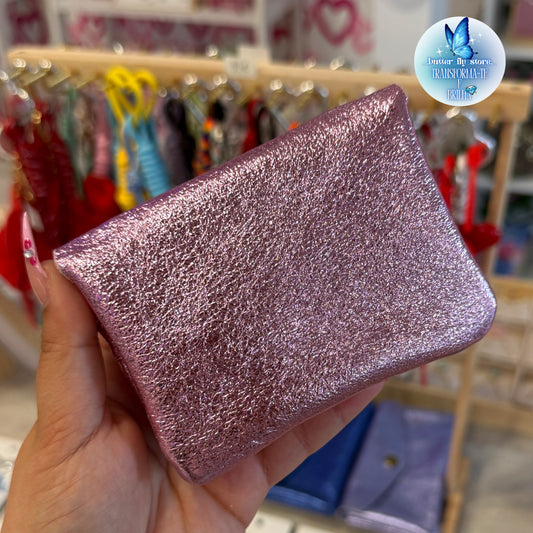 Carteira Rosa Bebé🩷em pele