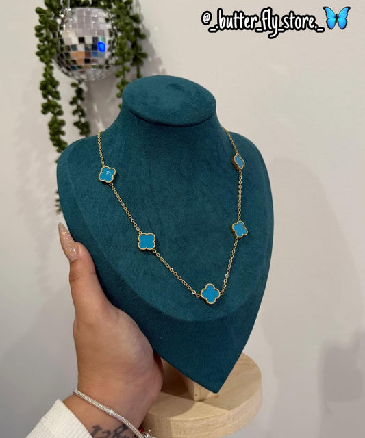 Colar Trevo🩵em aço inoxidável