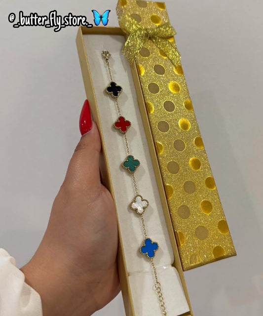 Pulseira Trevo em dourado🫧✨