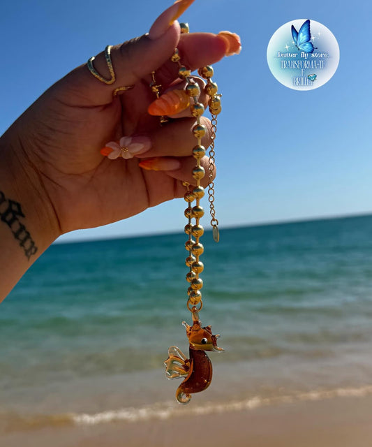 Cavalo-marinho castanho🤎🐚