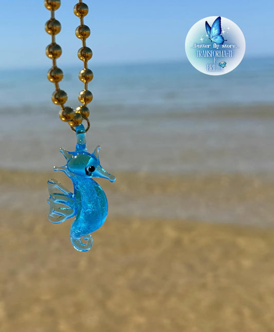 Cavalo-marinho azul🩵🐚