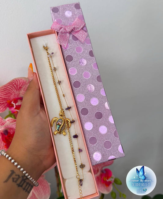 Pulseira Oceano de luz💜🐢