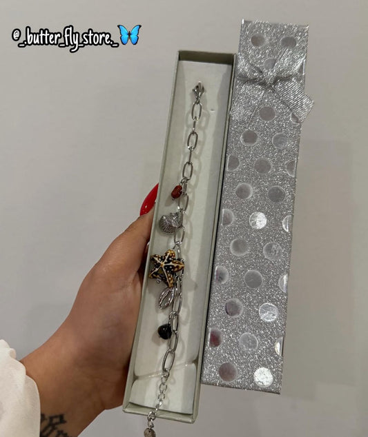 ✨ Pulseira - Brisa do Mar ✨em prateado