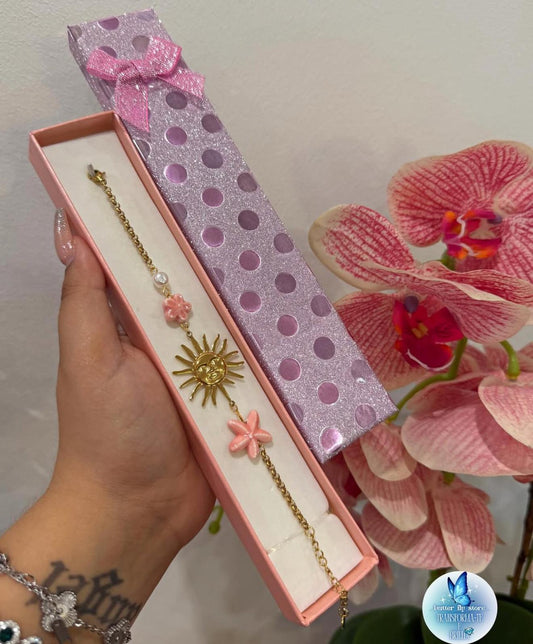 Pulseira Hot Summer💕em rosa