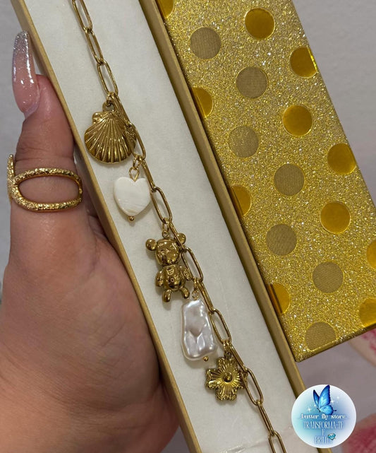 Pulseira Charm Teddy🧸✨
