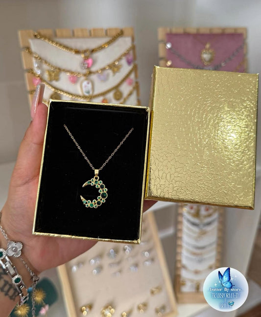 Colar Moon Verde💚