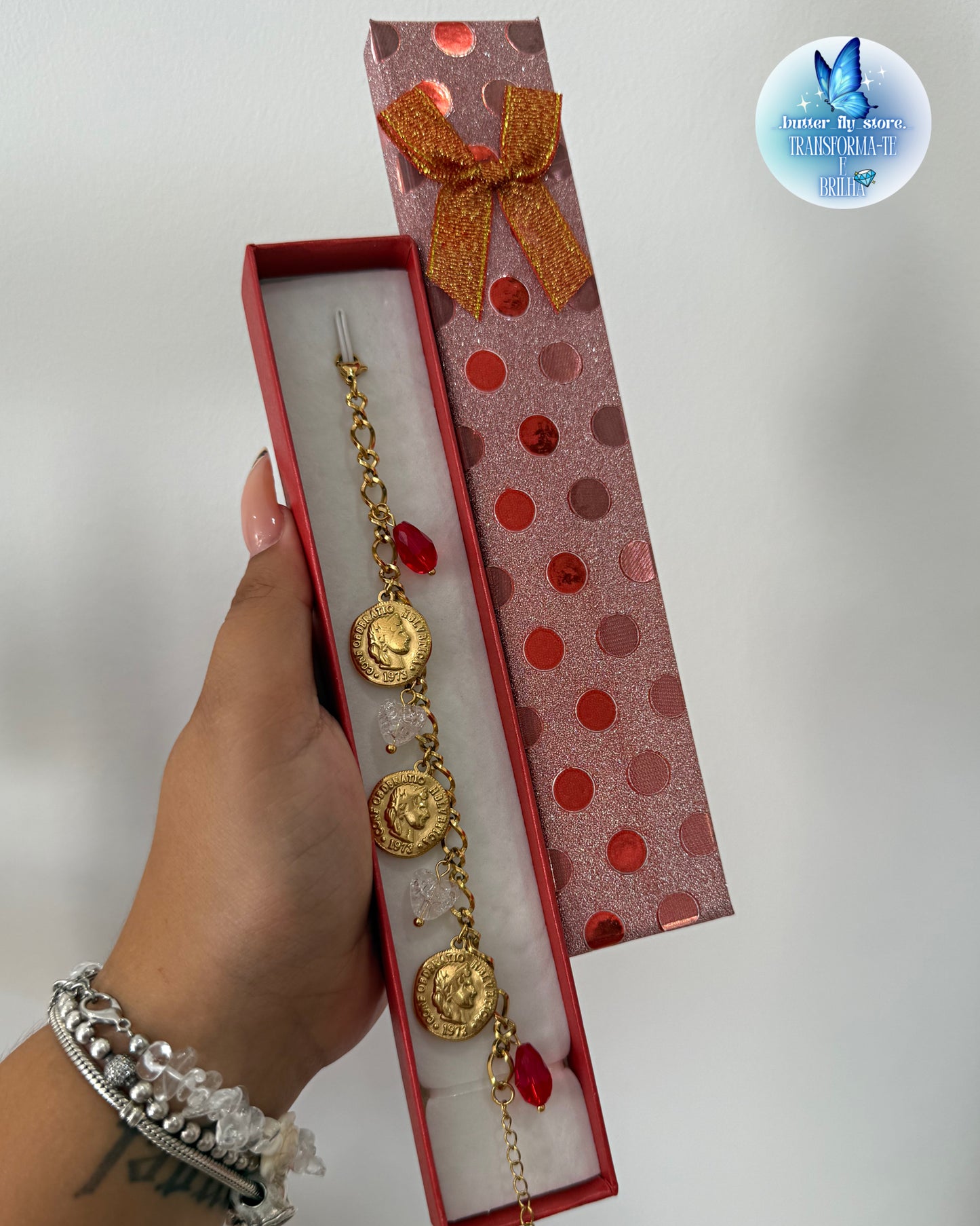 ✨ Pulseira Libra em Vermelho ✨