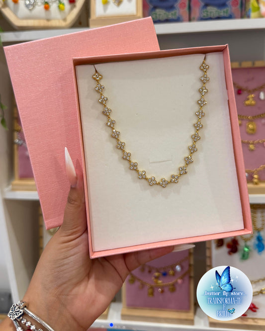 Colar Aurya em dourado✨