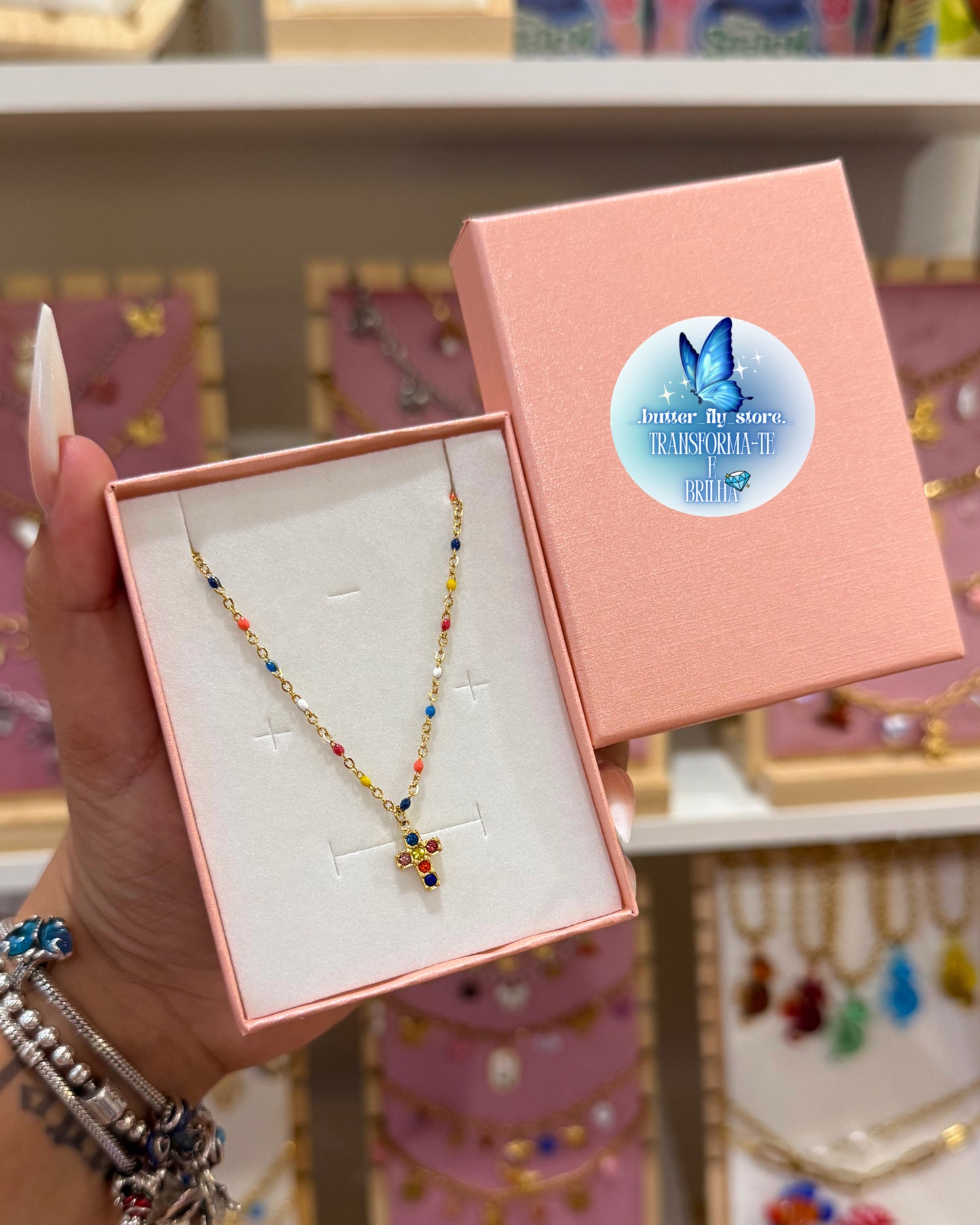 Colar Esperança Colorido 🌈