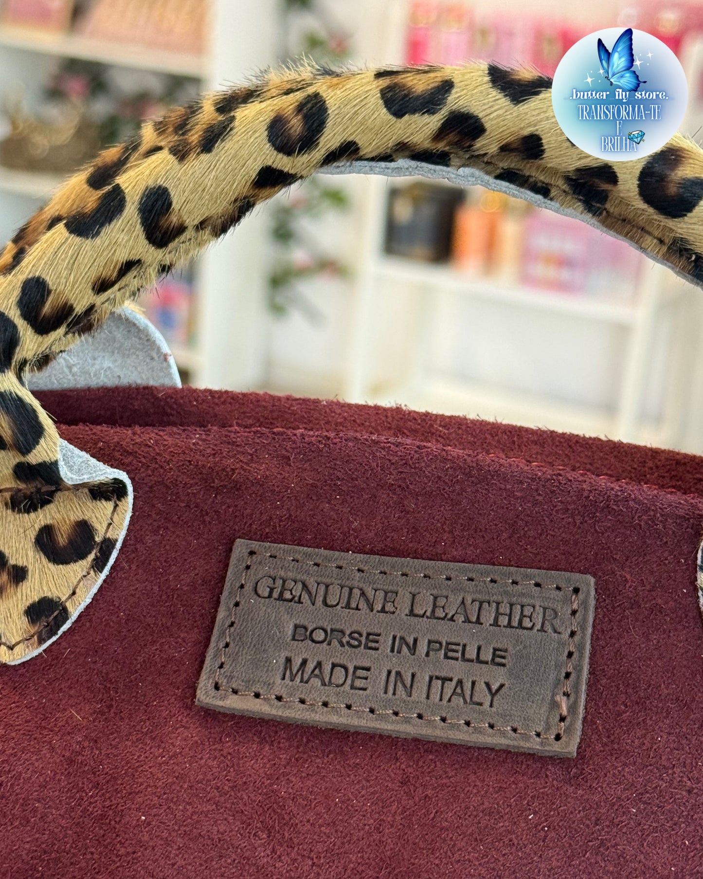 Mini Glam Vinho em pele🍷