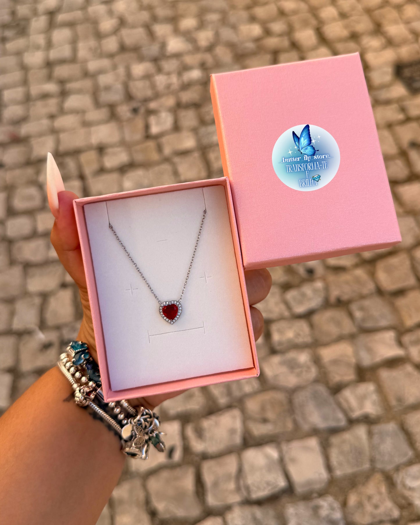 Colar Princess em Prateado 👑