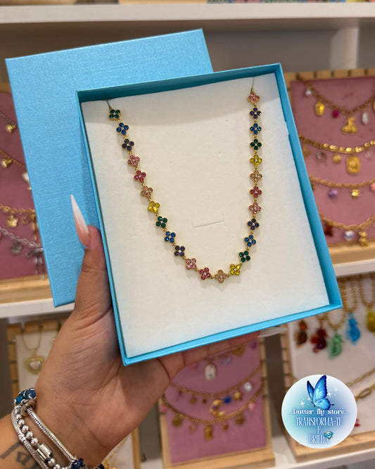 Colar Aurya Colorido🌈