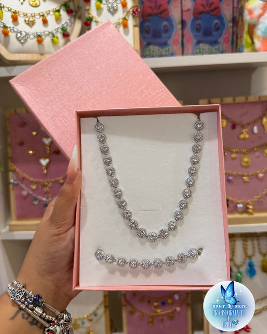 Conjunto Luz de Fada ✨ (colar + pulseira)