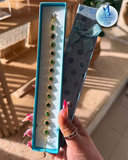Pulseira Luz De Fada em verde💚✨