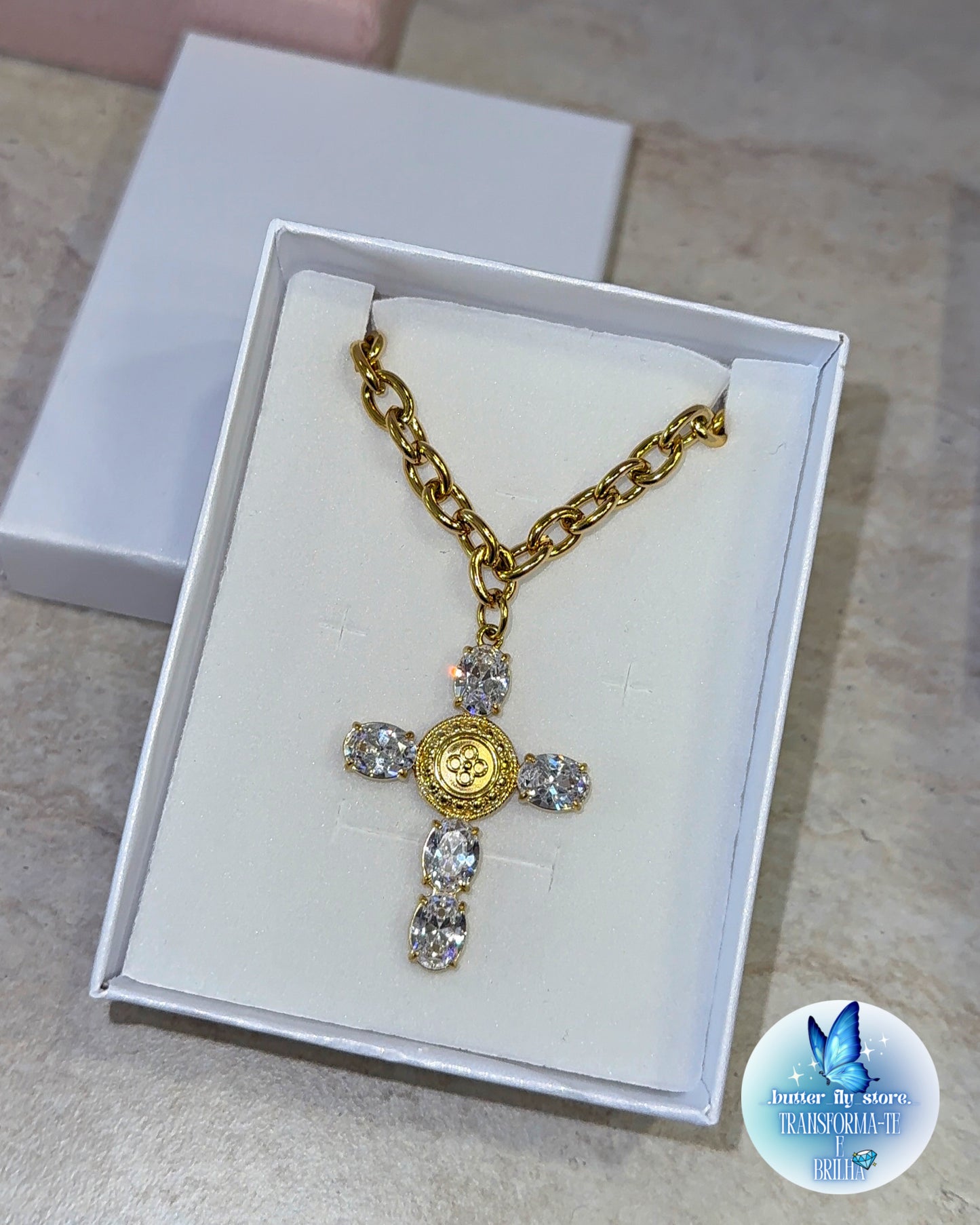 Colar Noite Dourada✨🦋