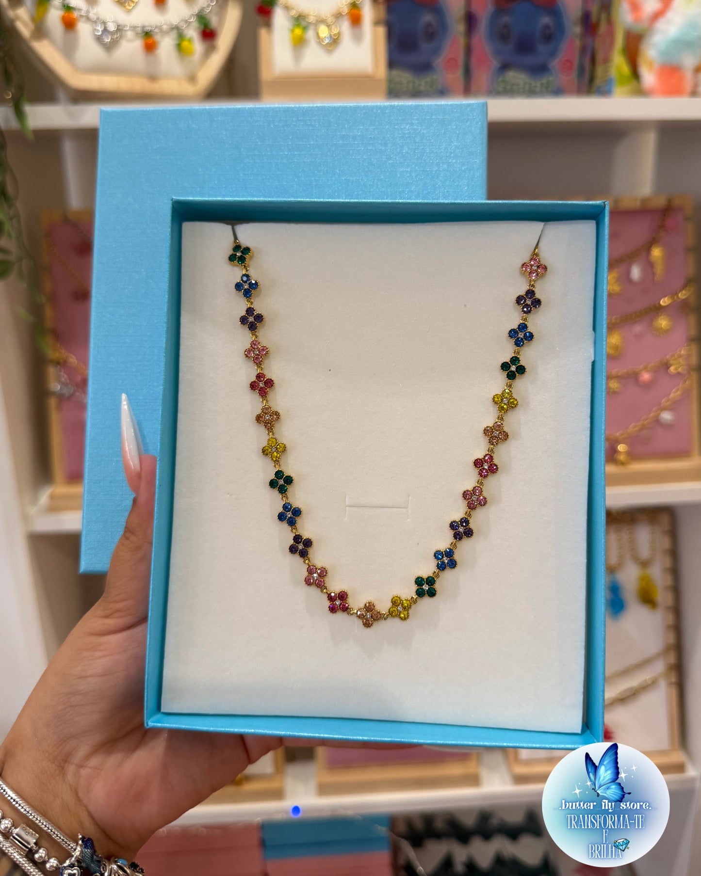 Colar Aurya Colorido🌈