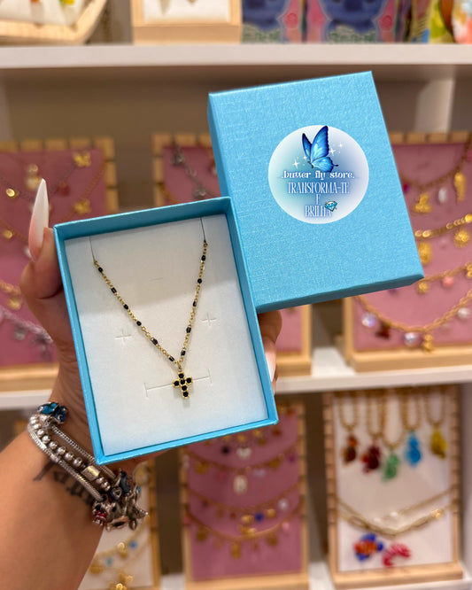 Colar Esperança em Preto 🖤