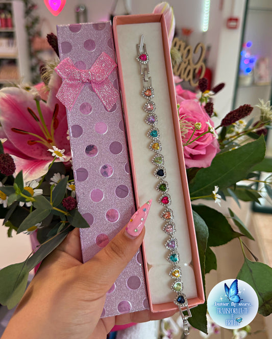 Pulseira Coração de Cristal💖