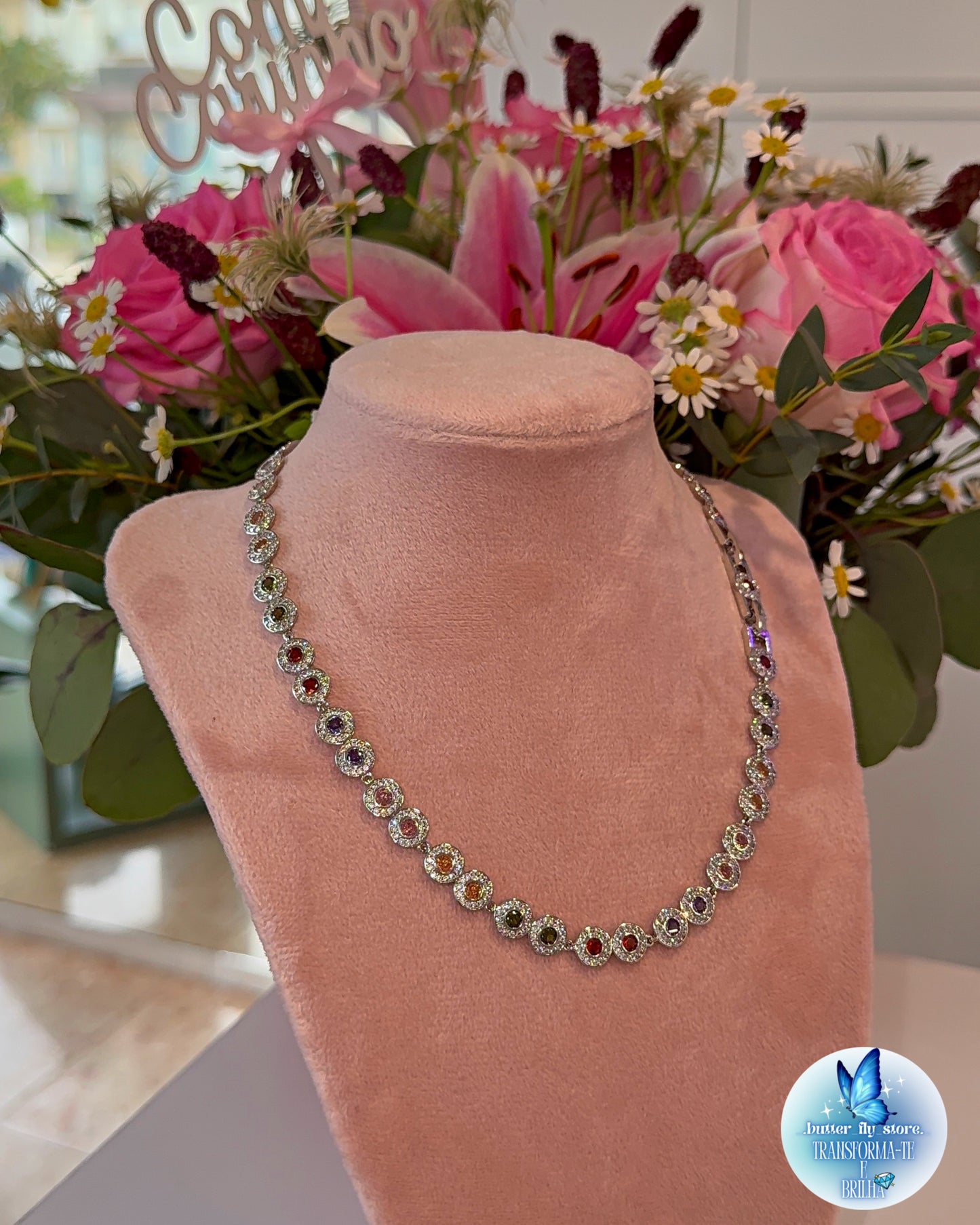Colar Luz de Fada Colorido🎀