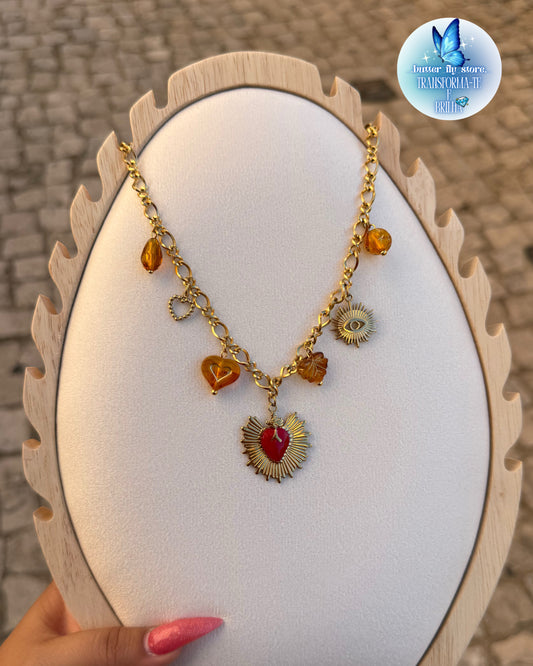 ❤️Charm Necklace Sagrado Coração❤️