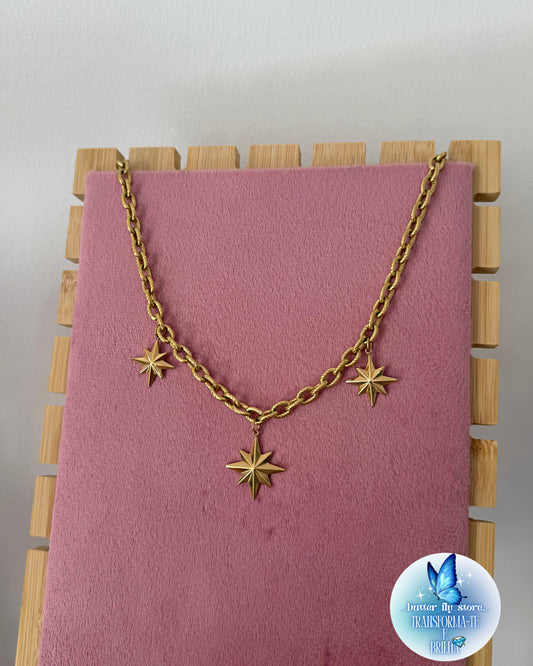 Charm Necklace Golden Star🌟