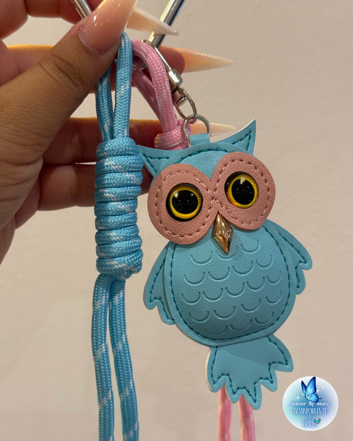 Porta-Charme Chave do Saber🩵