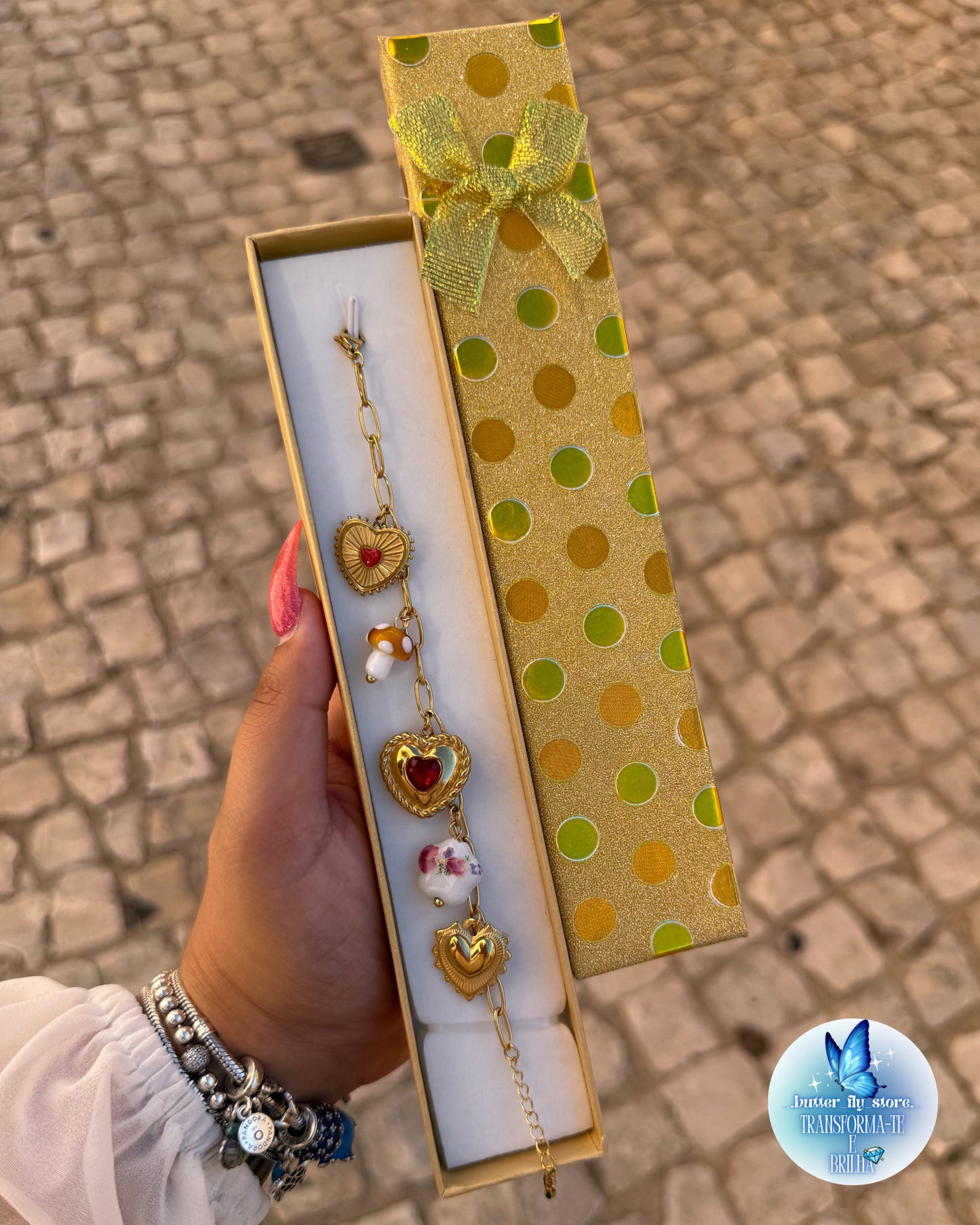 Pulseira Coração da Floresta🍄❤️