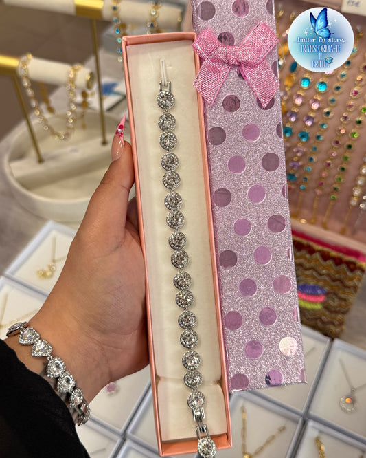 Pulseira Luz de Fada em prateado🎀