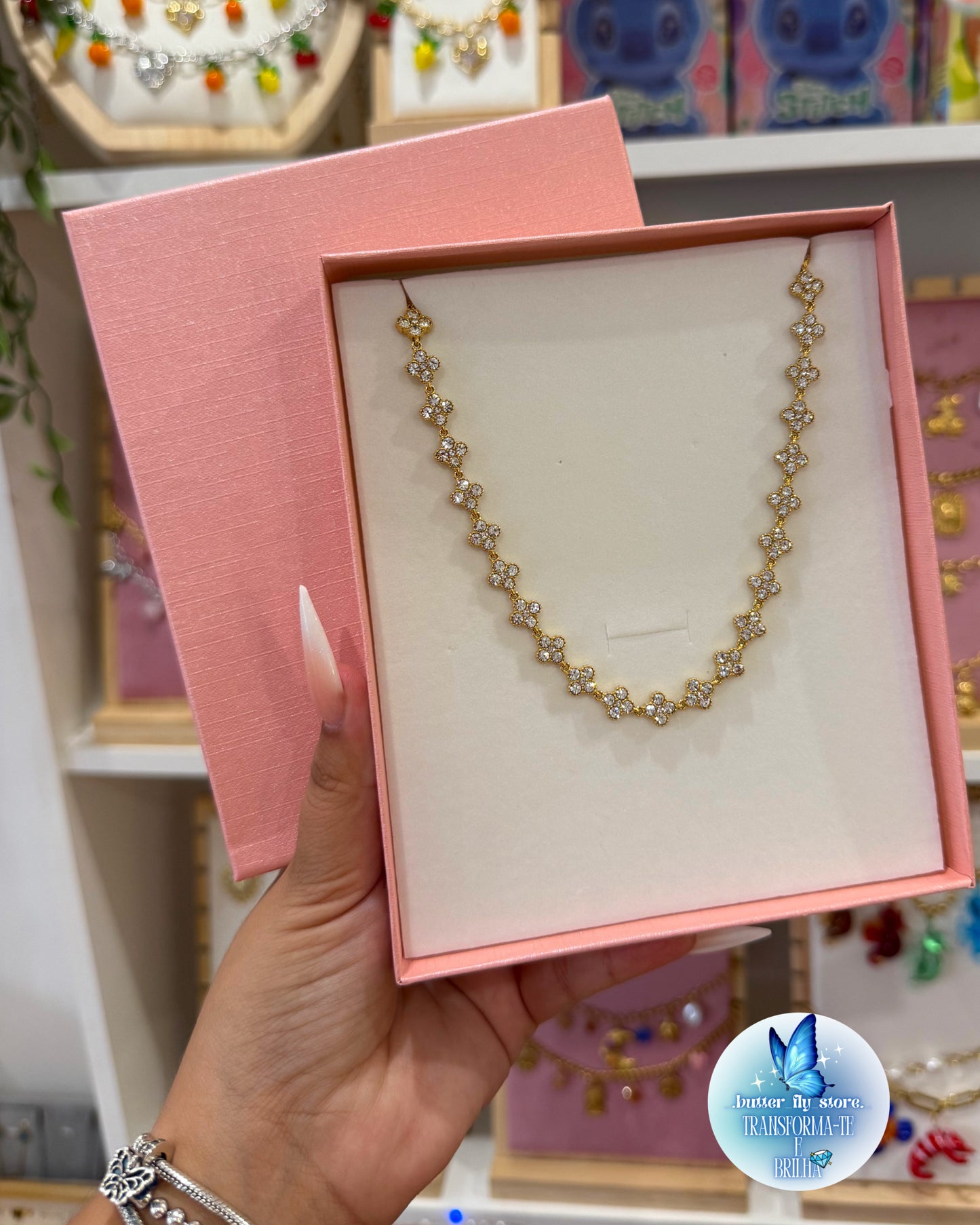 Colar Aurya em dourado✨