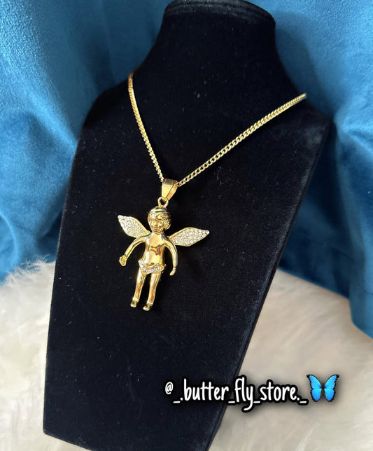 Colar Angel Dourado