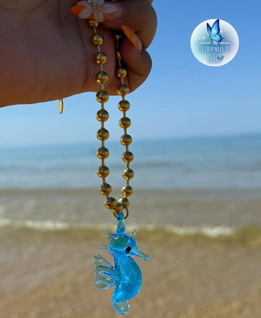 Cavalo-marinho azul🩵🐚