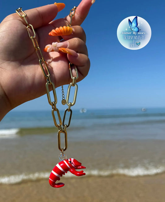 Lagostinha Listrada Vermelha❤️🦞