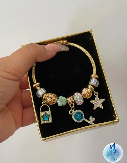 Pulseira Brilho Mágico✨🩵