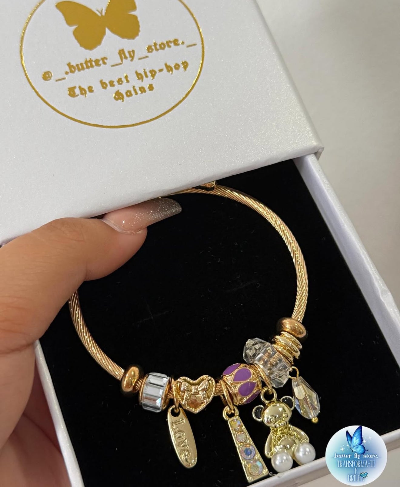 Pulseira Ponto de Ternura🎀🐻