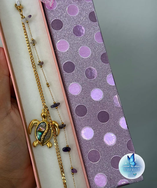 Pulseira Oceano de luz💜🐢
