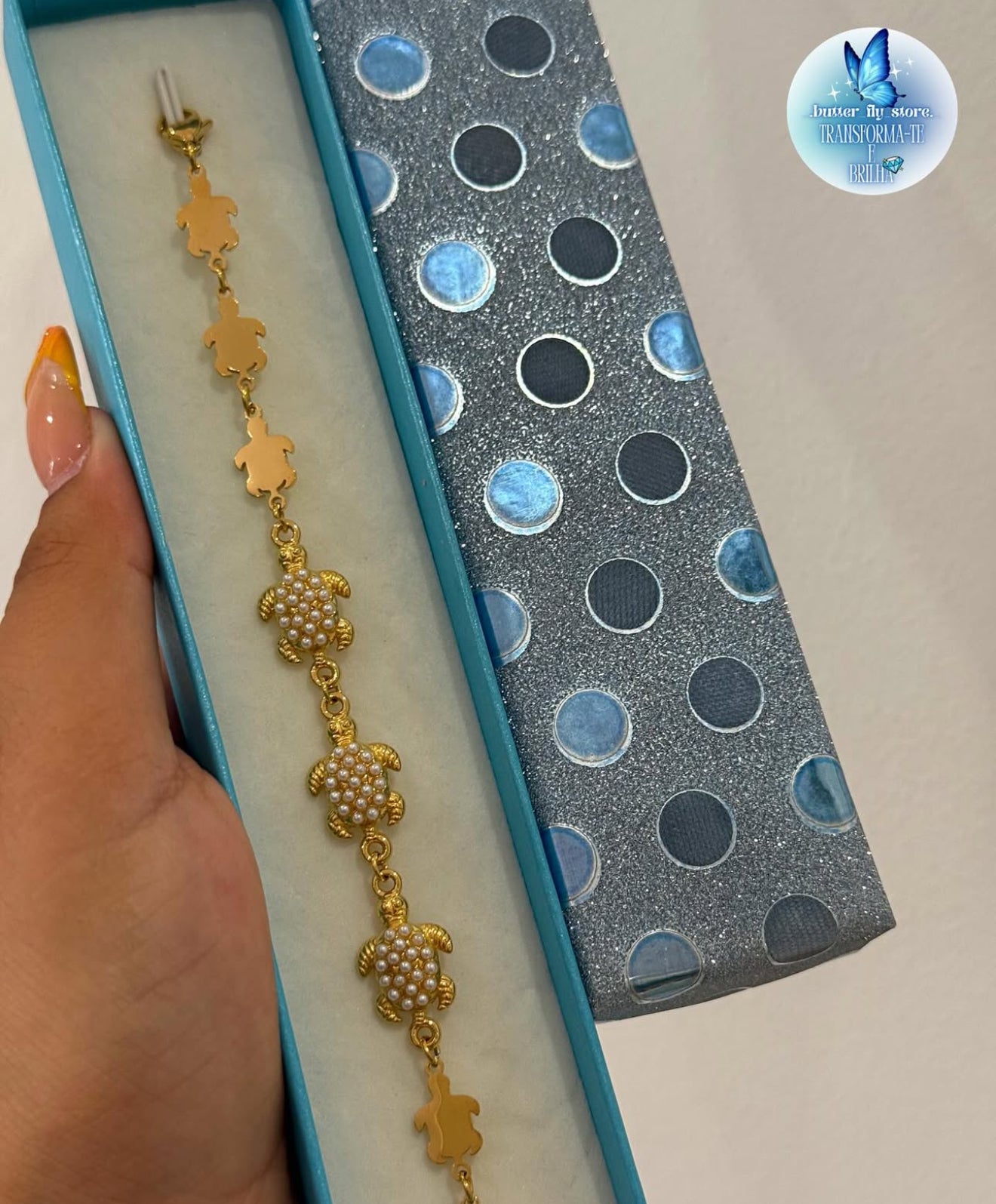 Pulseira Sol & Sal🐢🤍✨