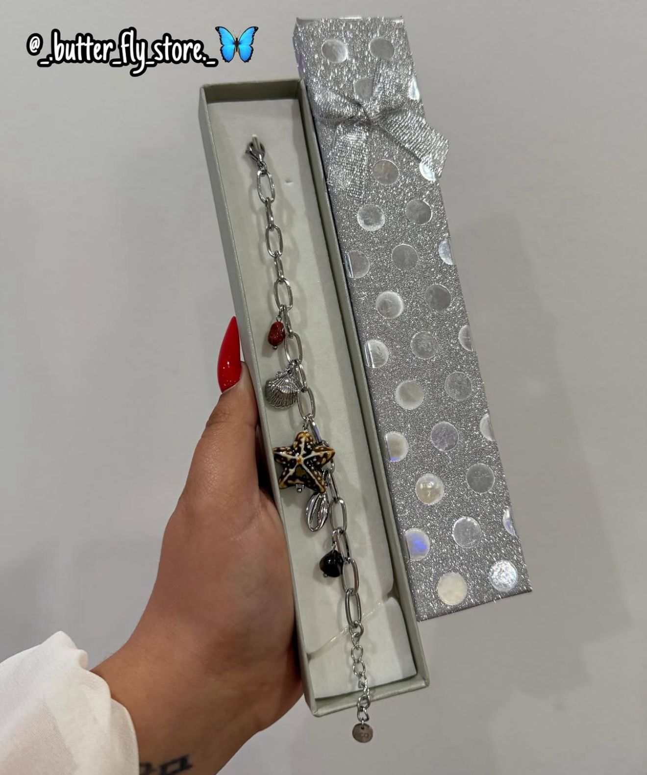 ✨ Pulseira - Brisa do Mar ✨em prateado