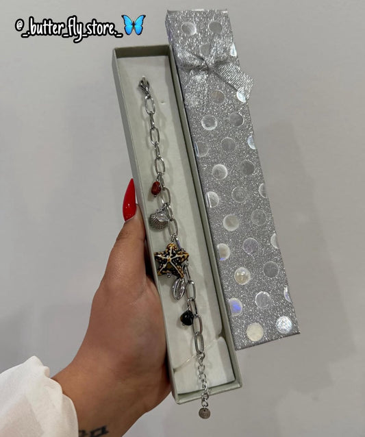 ✨ Pulseira - Brisa do Mar ✨em prateado