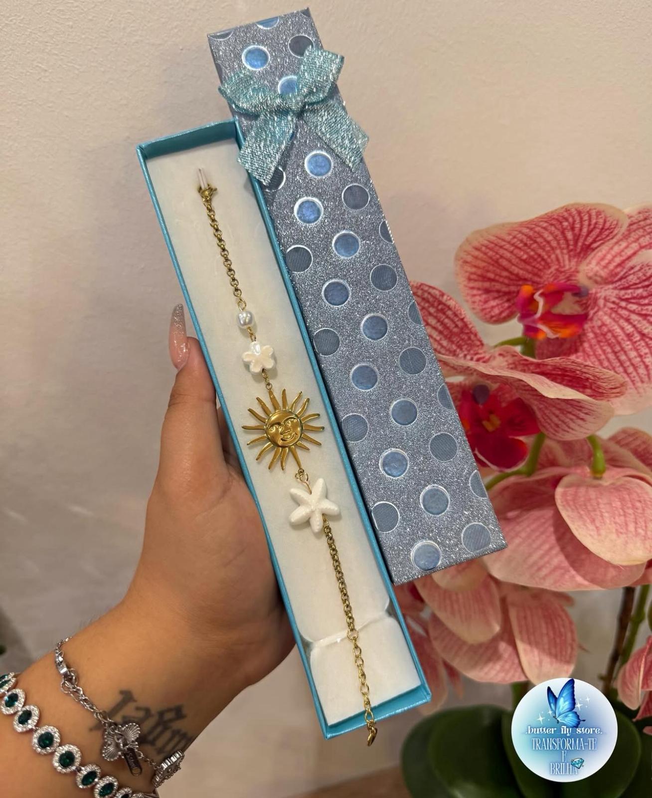 Pulseira Hot Summer🤍em branco